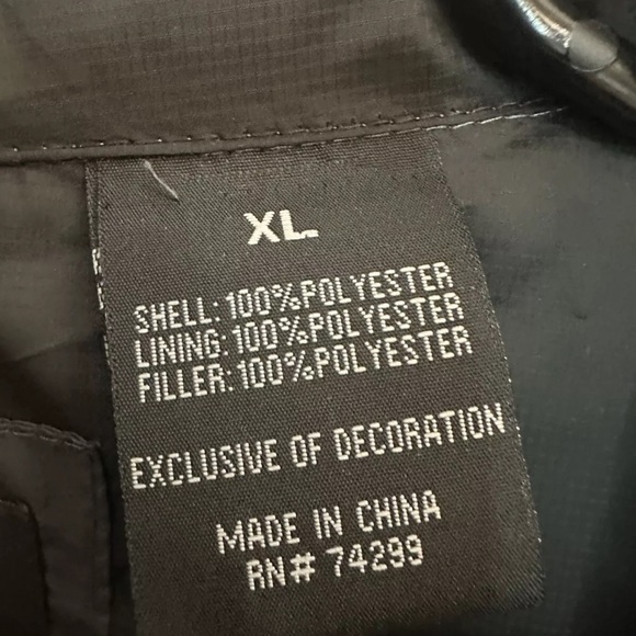 Ben Sherman Puffer Jacket Men’s Size XL Gray - Picture 10 of 12